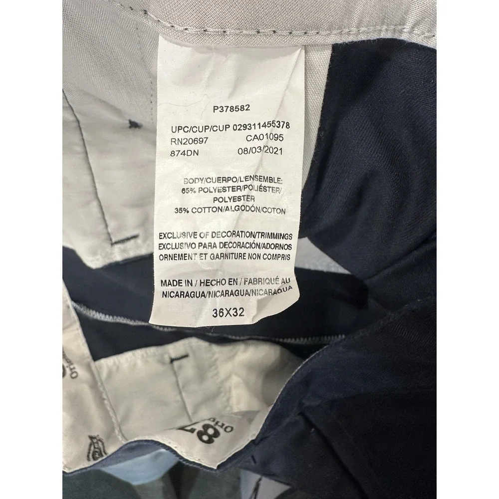 DICKIES MEN'S 874 ORIGINAL FIT WORK PANT Sits at Waist NAVY SIZE: 36x32 - Picture 6 of 6